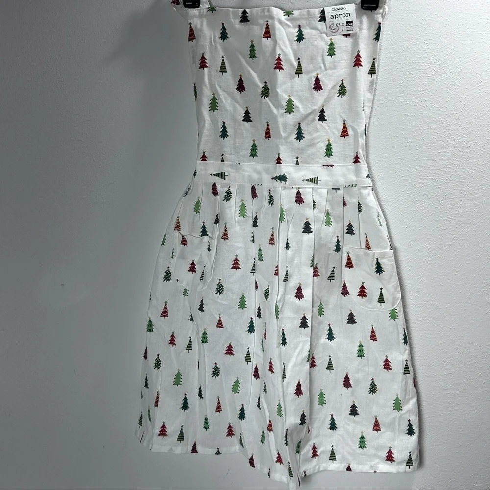 Holiday Tree Pattern Kitchen Baking Cooking Apron